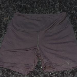 90 Degree By Reflex Black Bike Shorts with Smooth Design